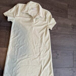 Terry Golf Shirt Style Dress